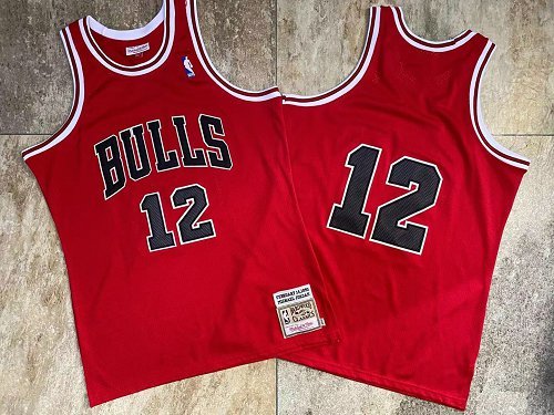 NBA Chicago Bulls #12 Jordan red Jerseys
